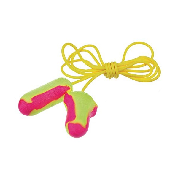 Howard Leight by Honeywell Laser Lite Earplugs with Cord - Hearing Protection