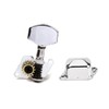Kisangel Banjo Tuning Pegs 6pcs 3l3r for Acoustic Guitar Machine