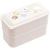 San-X KA17402 Sumikko Gurashi Lunch Market Fluffy 2-Tier Lunch Box
