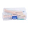 Punch Needle Set Wooden Handle Stainless Steel Ergonomic Easy Operation