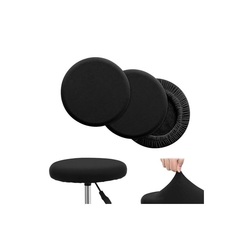 3pcs Bar Stool Covers, Stool Covers Round, Barstool Covers Slipcovers,