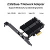 2.5gb Network Card,Dual Port PCIe Ethernet Network Adapter to 2.5