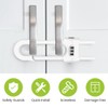 Cabinet Locks, Child Safety Sliding Door Lock, U Shape Adjustable