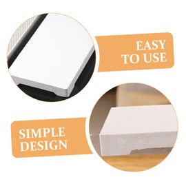 Operitacx Refractory Brick Jewelry Soldering Board Soldering Panel for Melting Welding Bricks Sturdy Brick for Welding Soldering Blocks Silicon Oxide White Tool Gold and Silver