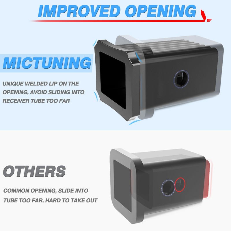 MICTUNING Upgraded 2-1/2 inches Class V to 2 inches Class