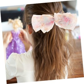 WOONEKY Back Hair Bow Clip for Women Durable Flexible Hair Styling Tool for Parties Ceremonies Everyday Use Stylish Accessory Light