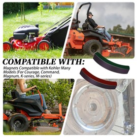 Set of 2 Flywheel Charging Magnets (one Positive and one Negative) Compatible with Many Models(for Courage, Command, Magnum, K-Series, M-Series)