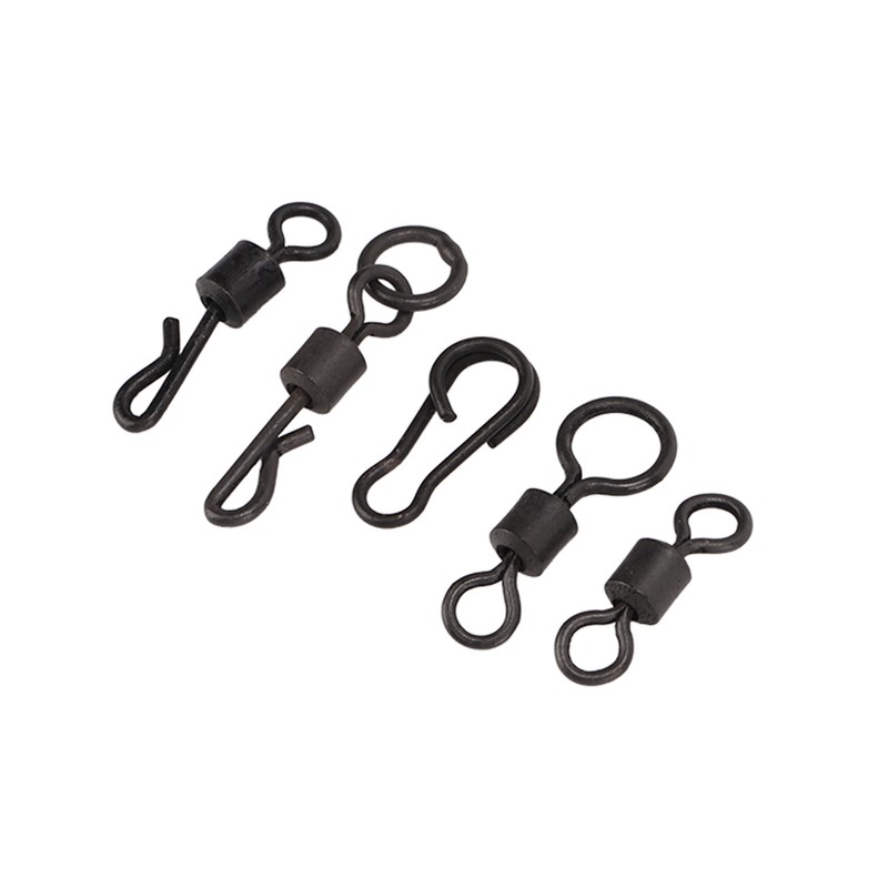 150pcs Fishing Barrel Bearing Rolling Swivels Kit Winding Resistance Stainless