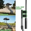 Urgown Heavy-Duty Golf Push Cart Umbrella Holder, Height-Adjustable, Windproof, Bump-Resistant,