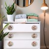 JamJam Set of 8 1.8" Wooden Wild Mushroom Farmhouse Cabinet