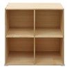 Flhonudi Cube Storage Bookshelf Wooden Storage Open Bookshelf, Multipurpose Display