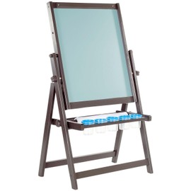 Guidecraft 4-in-1 Flipping Floor Easel - Espresso