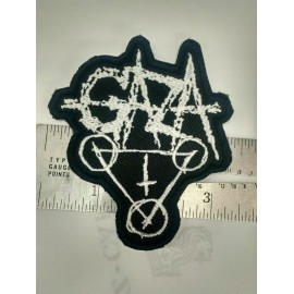 Unbranded GAZA Patch Embroidered Iron/sew-on Crust Metal Eyehategod Sludge Metal Metalcore