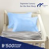 Toddler Pillowcase 13x18 Inches Pack of 2 Light Blue -