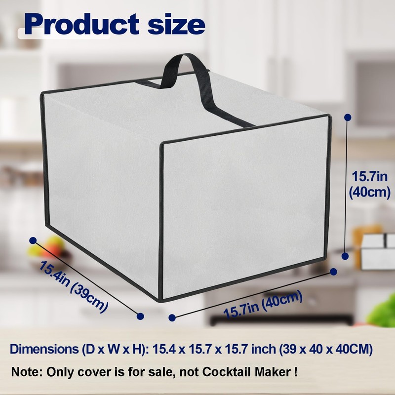 NUENSS-ROR Cocktail Maker Cover for BLACK+DECKER Cocktail Maker Machine and