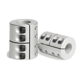 Sinoblu 2 Piece 10mm to 10mm Shaft Coupling, Aluminum Rigid Clamping Couplings D32 L45, Shaft Coupler for Stepper Motor Servo Motor CNC Machine 3D Printer DIY Encoder