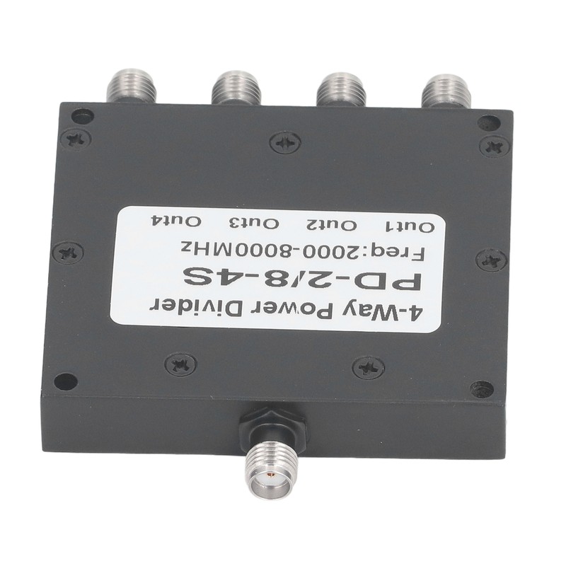SMA Microstrip Power Splitter Combiner 2‑8GHz Stainless Steel 4 Way