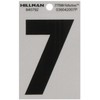 Hillman 840792 3" Black and Silver Reflective Poly-Film Adhesive Number