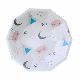 Sleepover Party Plates (Set of 8)| Sleepover Birthday Party Themes | Teepee Party Decorations |Slumber Party Plates | Slumber Party Supplies