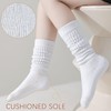 Slouch Socks Girls Cushioned Chunky Stacked Boot Socks Soft Knit