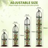 SDLDEER Garden Obelisk Trellis for Climbing Plants Outdoor, 1Pcs 6.7FT