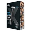 Braun Series XT3 One Blade Hybrid Beard Trimmer for Men,
