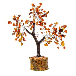 Seven Chakra Crystal Tree Good Luck, Crystal Tree for Positive Energy, Home Decorations for Living Room, 7 Chakra Tree, 8-10inches (7 Chakra Red (200 Beads))
