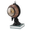 Globe Clock Decorative Desk Ornament Resin World Map Clock with