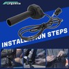 Funparts Surron Throttle,Dirt Bike Throttle Turn Grip Throttle Assembly with