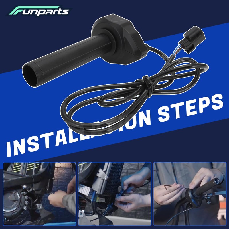 Funparts Surron Throttle,Dirt Bike Throttle Turn Grip Throttle Assembly with