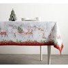 Maison d' Hermine Christmas Tradition 100% Cotton Tablecloth Kitchen Dining