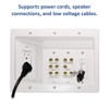 Legrand - OnQ Home Theater Connection, Recessed TV Outlet Supports