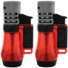 Palió Vesuvio Triple Jet Flame Torch Lighter, Apex Flame for