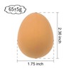 Andiker Dog Egg Toy, 2pcs Soft Rubber Dog Ball Toy