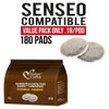 Italian Coffee pads compatible with Senseo (Vigorous, 180 Pads)