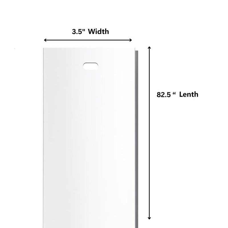 5 Pack 82.5" Vertical Replacement Blinds PVC Vertical Window Blinds