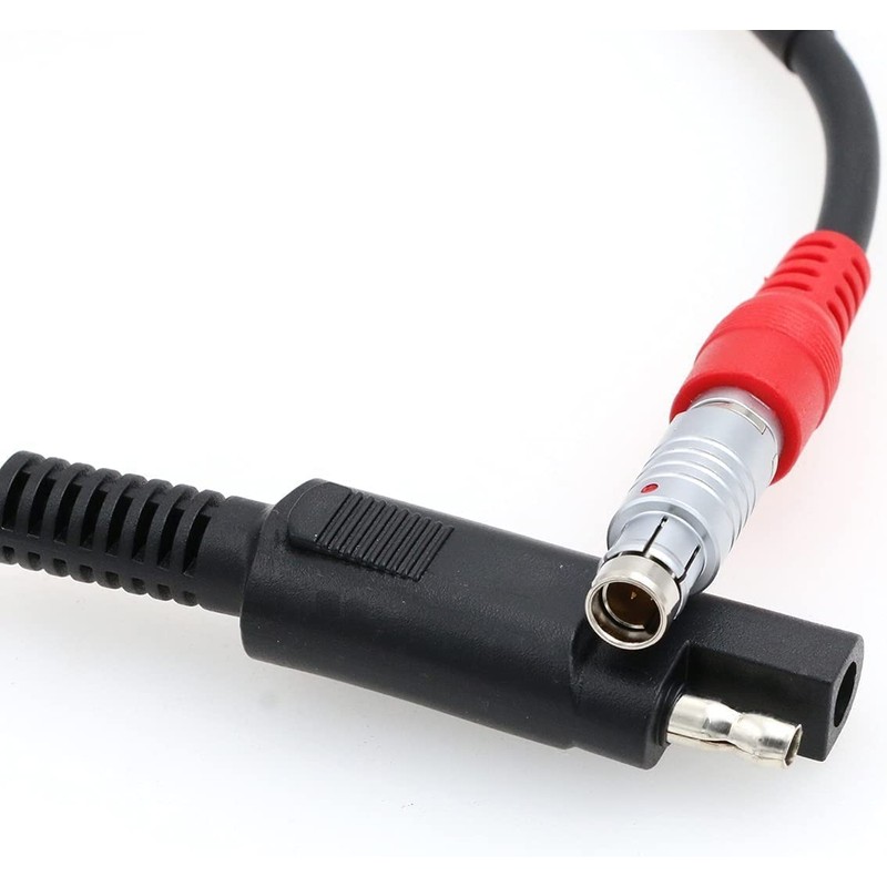 SAE 2-pin to 5-pin Male GPS Power Cable for Topcon