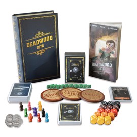 Deadwood 1876 Deluxe Edition Old West Board Game of Gold, Strategy, Secrets, and Stealing A Wild West Party Card Game for Adults and Family Game Night 2-9 Players Ages 14 and Up