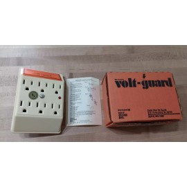 volt Guard The Original VOLT GUARD 6 Outlet Surge Protector New In Box Plug Into Outlet