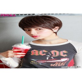 Priscilla A-676 All Wig, Natural Short, Heat Resistant, TMB, Maroon Brown