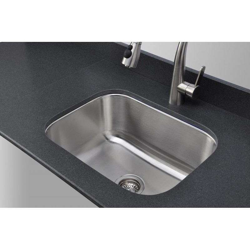 Wells CMU2318-9-1 Craftsmen Series Kitchen Sink Package, 23" 18 Gauge,