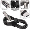 EBTOOLS - Bloqueo de cable de seguridad para computadora, 4