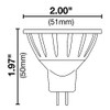 Halco ProLED 81069 MR16EXZ/827/LED 8W (50W Equal) 2700K MR16 GU5.3