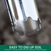 Berry&Bird Garden Bulb Planter with 4 Inches Depth Mark, Stainless