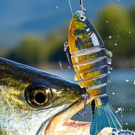 Fishing Hard Swim Bait,Saltwater Bass Fishing Jig Lure Swim Bait | Angling Tuna Trout Pike Beginners Professionals Tool for Freshwater, Saltwater