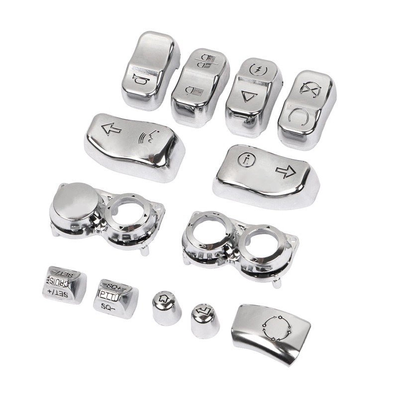 Unbranded Hand Control Switch Housing Button Cap For Harley Touring