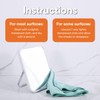 Superio Microfiber Glass Cleaning Cloth, Mirror & Window Miracle Cloth