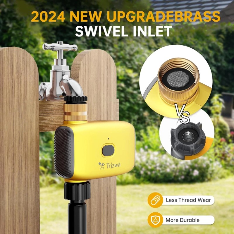 TRJZWA WIFI intelligent water valve WiFi Water Timer for Garden