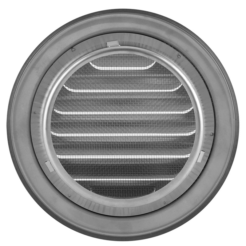 DDBSUN Stainless Steel Wall Air Vent Round Flat Grille Ducting