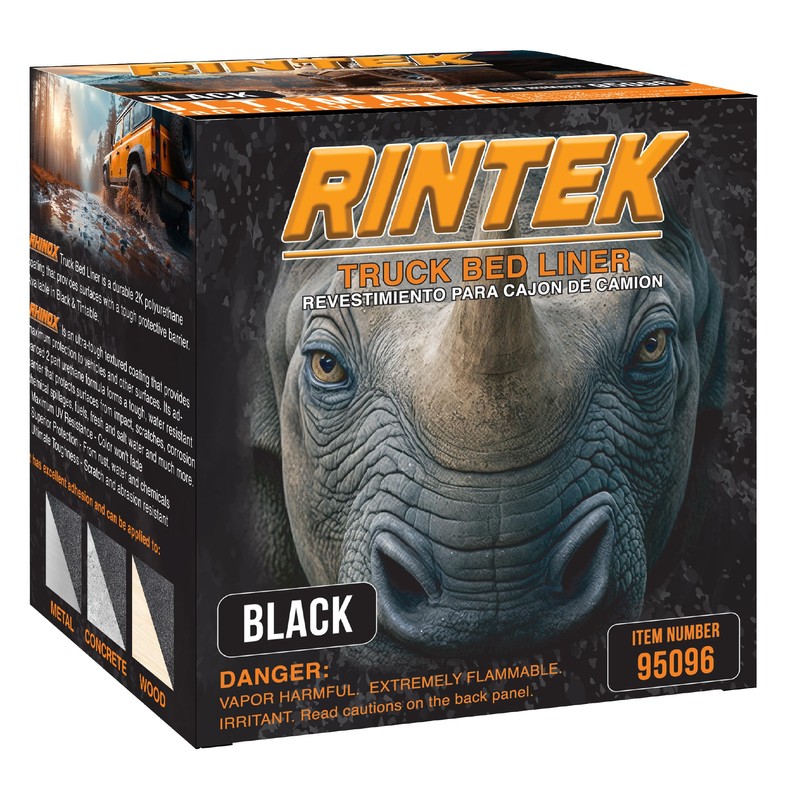 Rintek Urethane Spray-On Truck Bed Liner Kit – Durable Textured